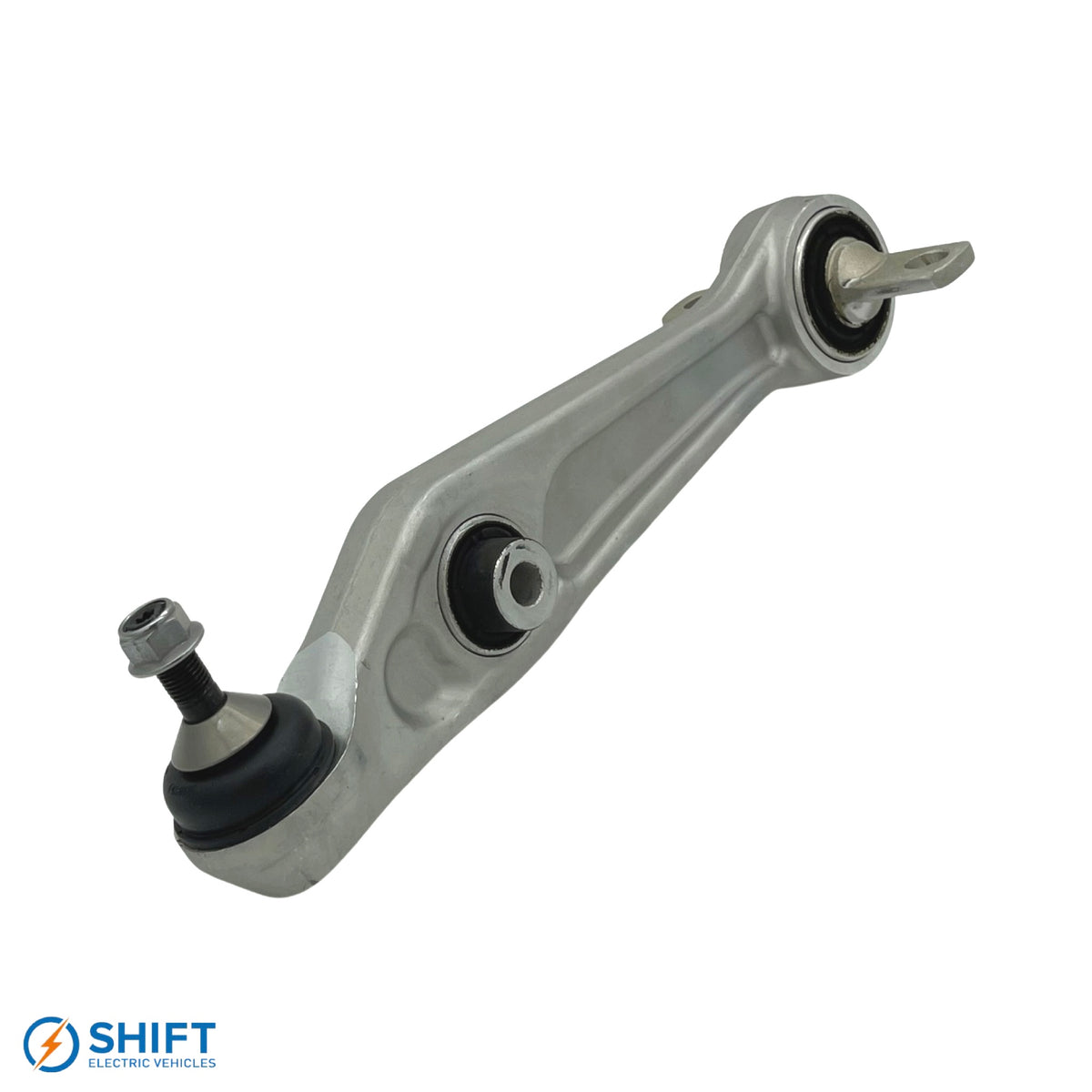 Tesla Model Y Front Lower Lateral Control Arm - Part 1188341-00-C, precision-engineered suspension component by SHIFT Electric Vehicles