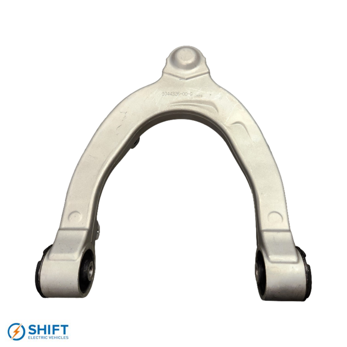 Tesla Model 3/Y Front Upper Control Arm Right Hand - Part 1044326-00-H, precision-engineered suspension component by SHIFT Electric Vehicles