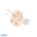 Tesla Model Y Rear Knuckle Right Hand - Part 1188416-00-G, precision-engineered suspension component by SHIFT Electric Vehicles