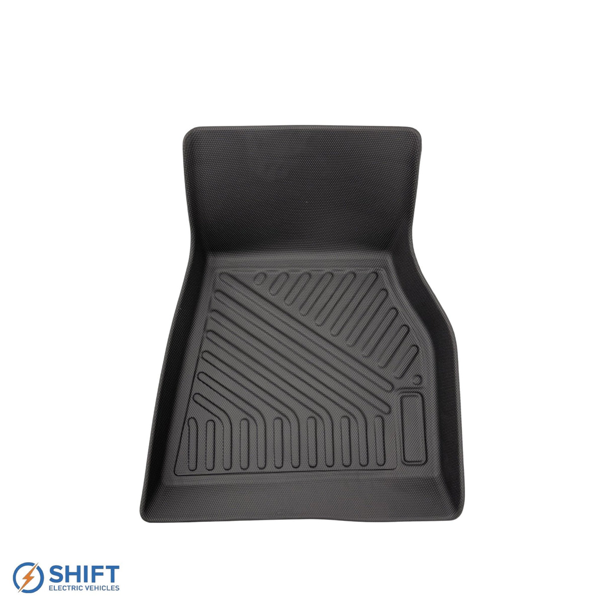 Tesla Model S Molded Floor Liner Set, durable and high-quality interior protection by SHIFT Electric Vehicles