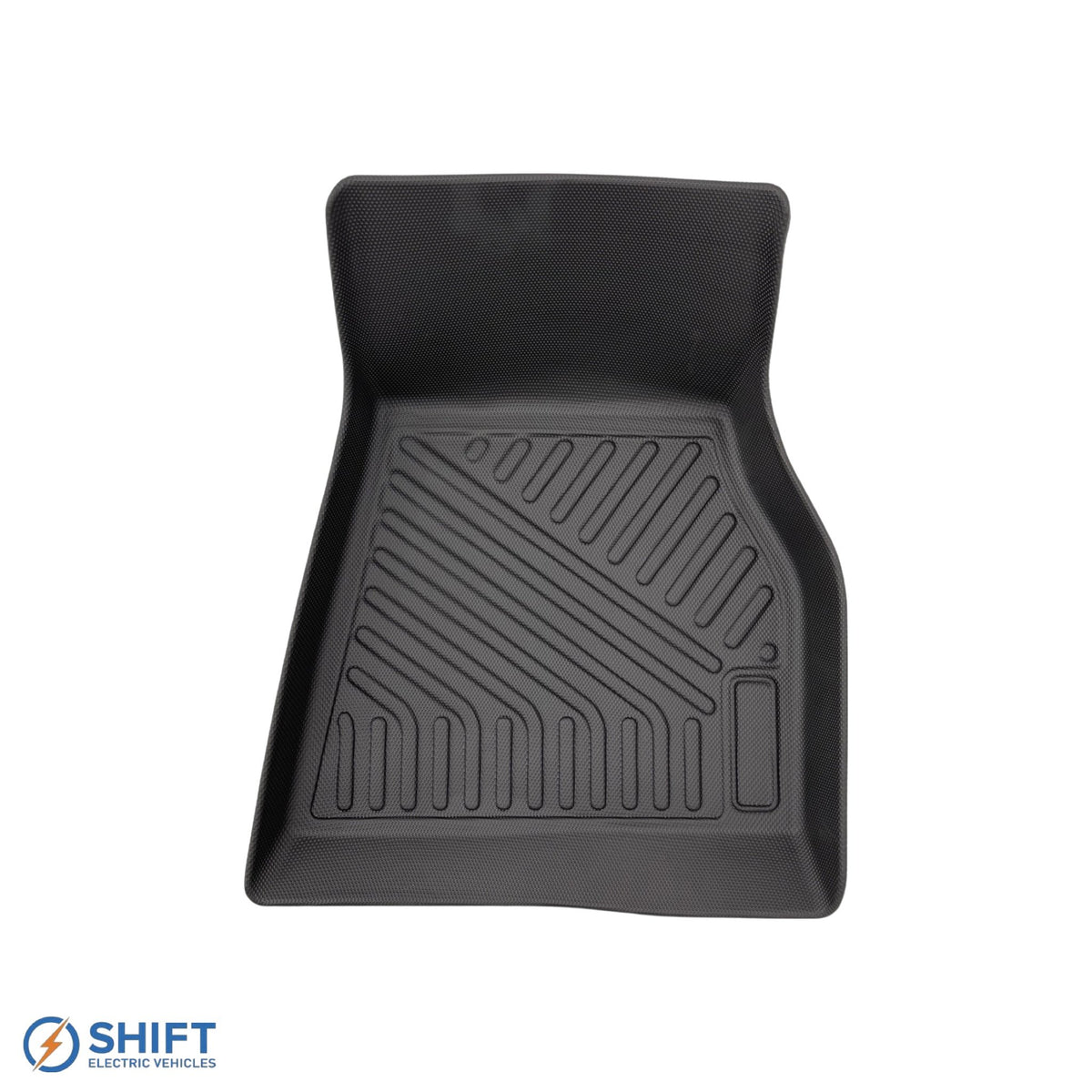 Tesla Model S Molded Floor Liner Set, durable and high-quality interior protection by SHIFT Electric Vehicles
