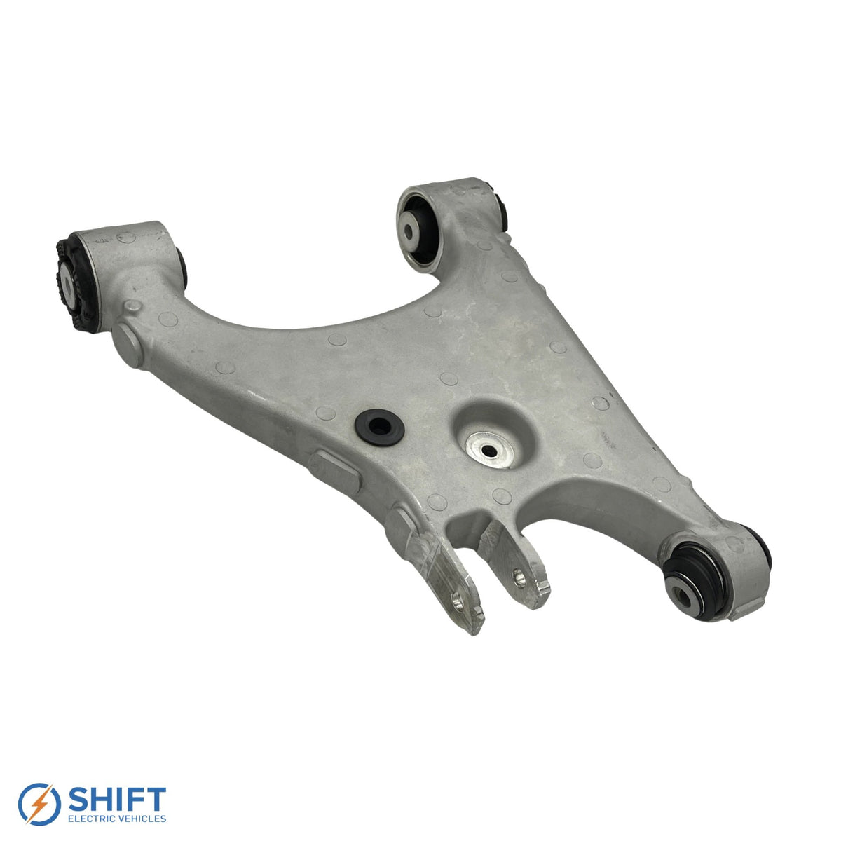 Tesla Model S/X Rear Lower Control Arm - Part 1021416-00-D, high-performance suspension component by SHIFT Electric Vehicles