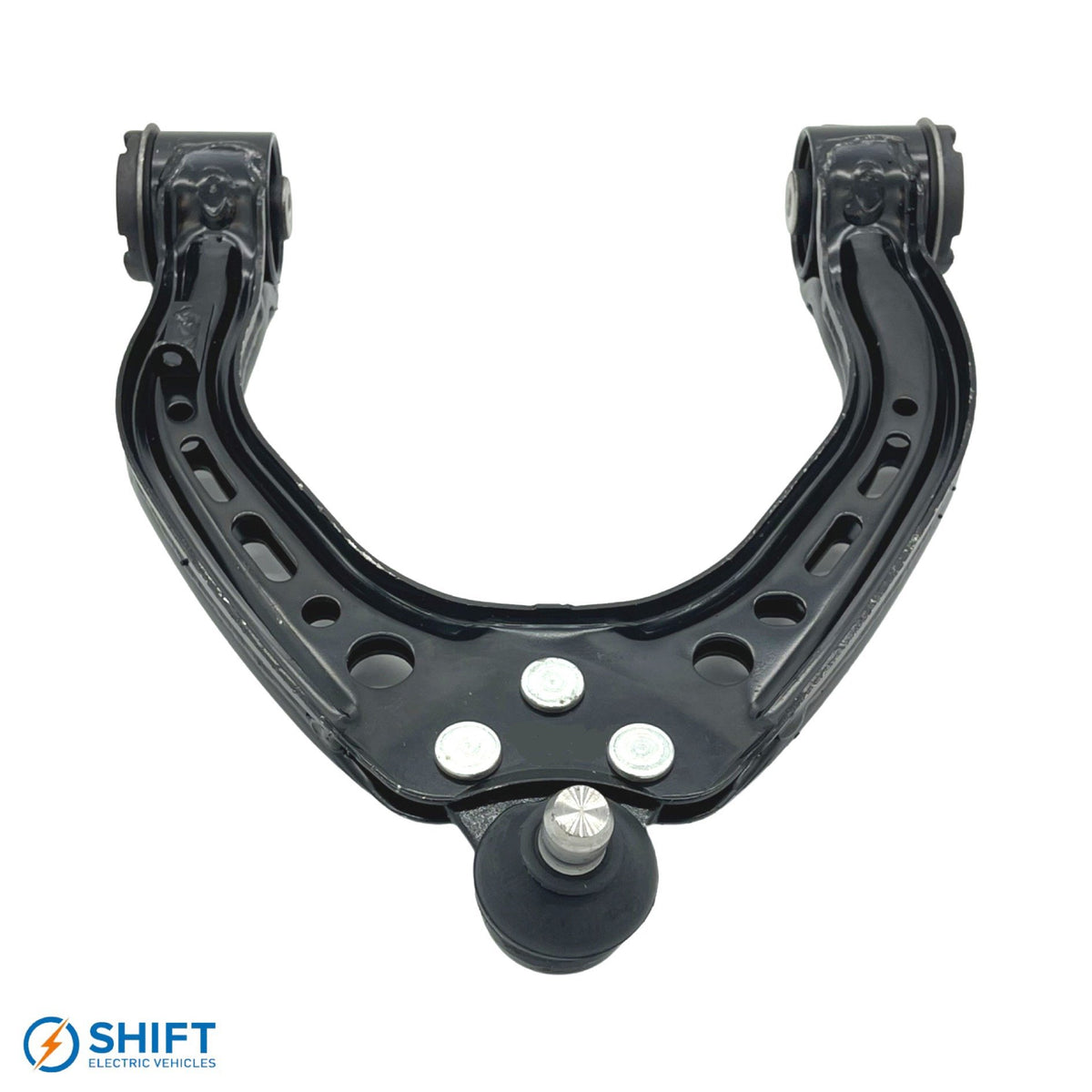 Tesla Model S Front Upper Control Arm Left Hand - Part 1043965-00-B, precision-engineered suspension component by SHIFT Electric Vehicles