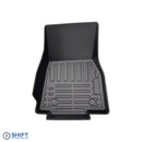 Tesla Model Y Molded Floor Liner Set, durable and custom-fit interior protection by SHIFT Electric Vehicles